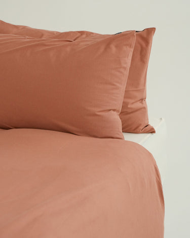 Duvet Cover Set - Terracotta