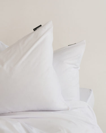 Scandinavian White duvet cover set by The T‑Shirt Bed Co., soft t‑shirt cotton with wrinkle‑free comfort