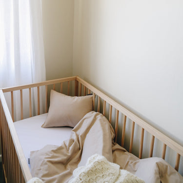 Colour Block Cot Duvet Cover Set