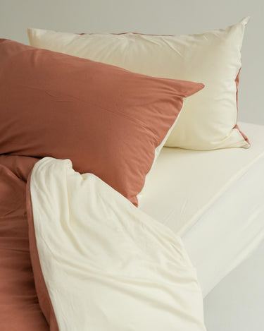 Duvet Cover Set - Terracotta