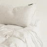 Pebble-grey duvet cover, breathable cotton and smooth texture by The T‑Shirt Bed Co.