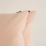 Rosewater t-shirt cotton pillowcases by The T-Shirt Bed Co., soft pink and naturally hypoallergenic
