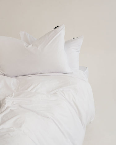 Bright Scandinavian White duvet set, ultra-soft, hypoallergenic cotton from The T‑Shirt Bed Co.