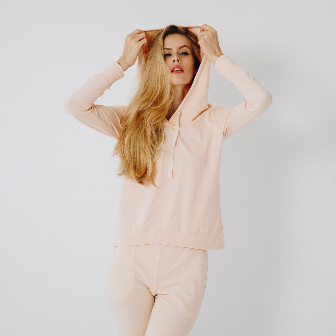 Deep v hoodie hotsell