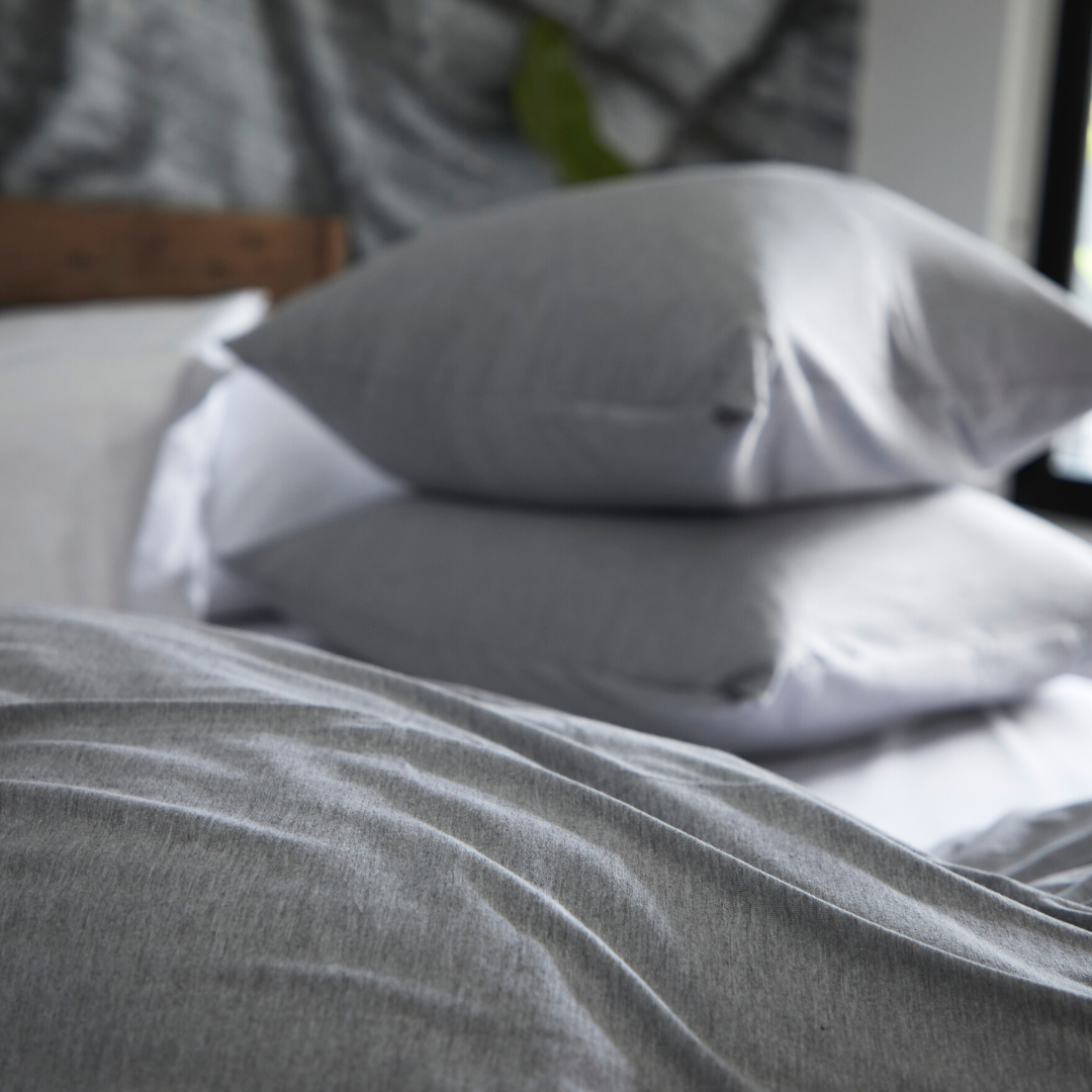 Duvet Cover Set - Soft Grey