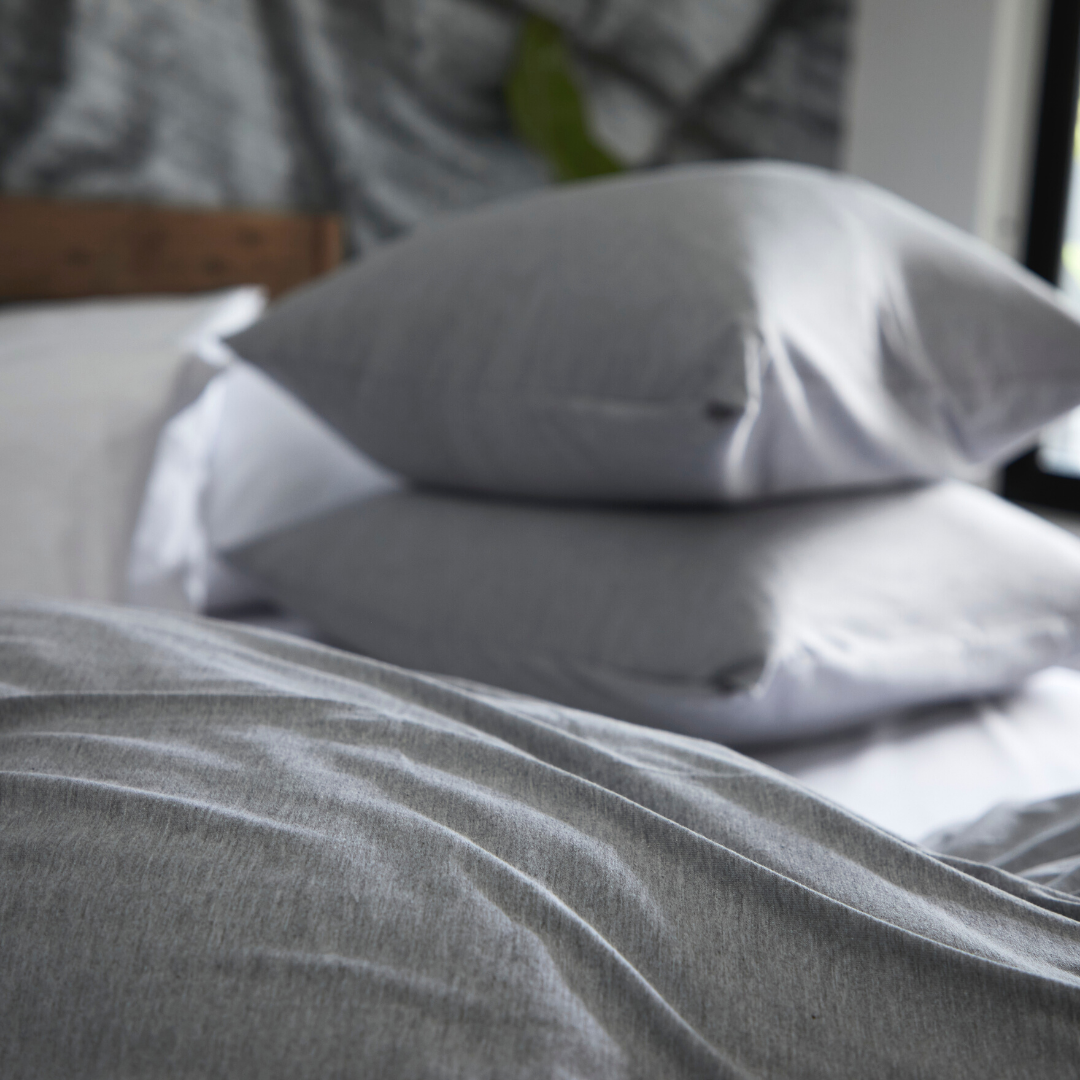 Soft Grey Duvet Cover Set