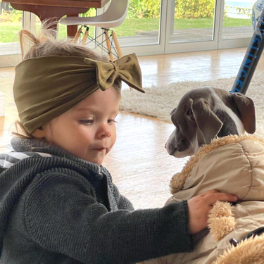 The Matching Baby Bow Headband